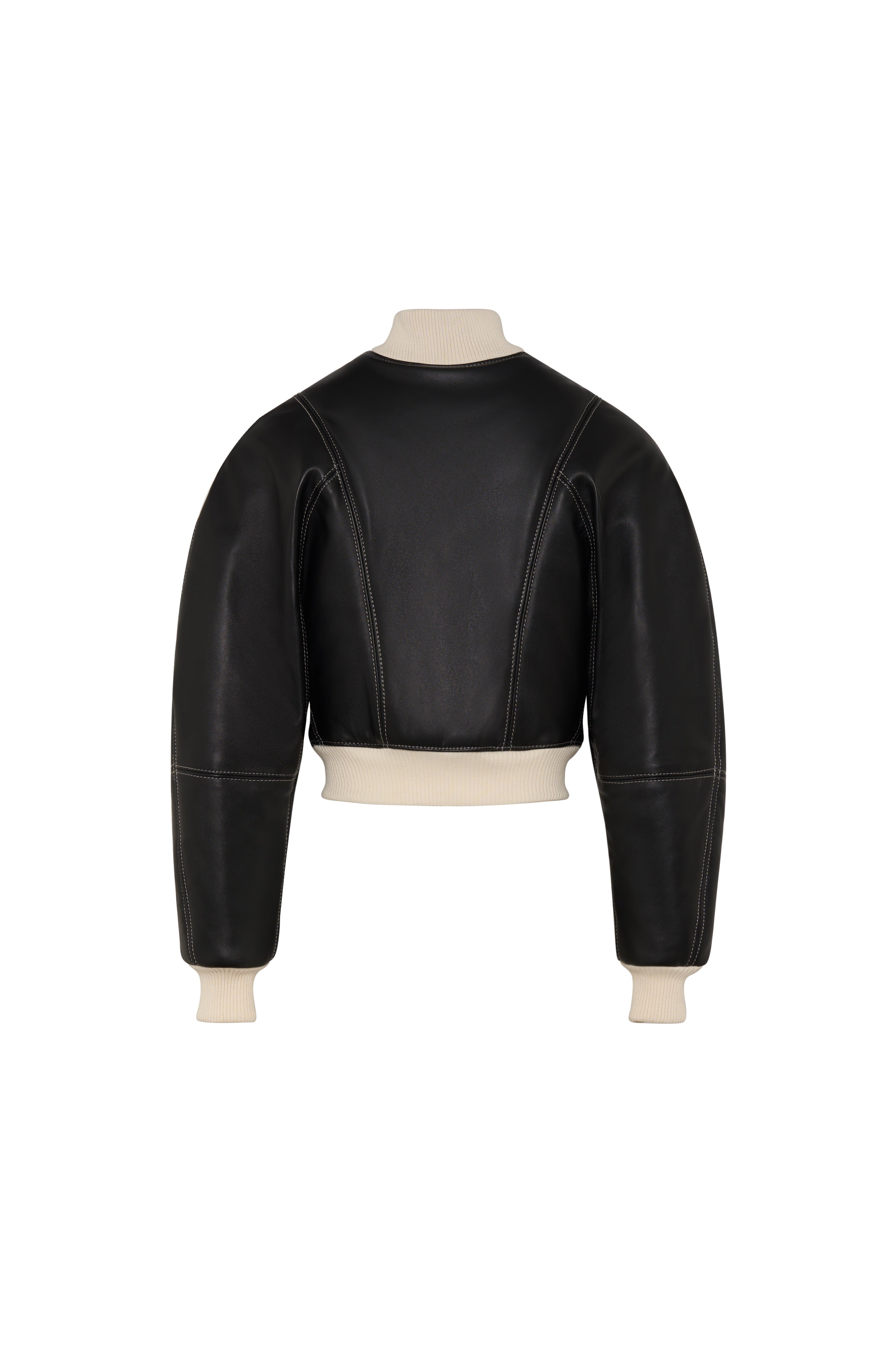 LEATHER BOMBER